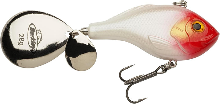 Berkley Pulse Spintail XL Angelköder, Double Blade Spinnerbait für Hecht, Barsch, Zander, Raubfischa