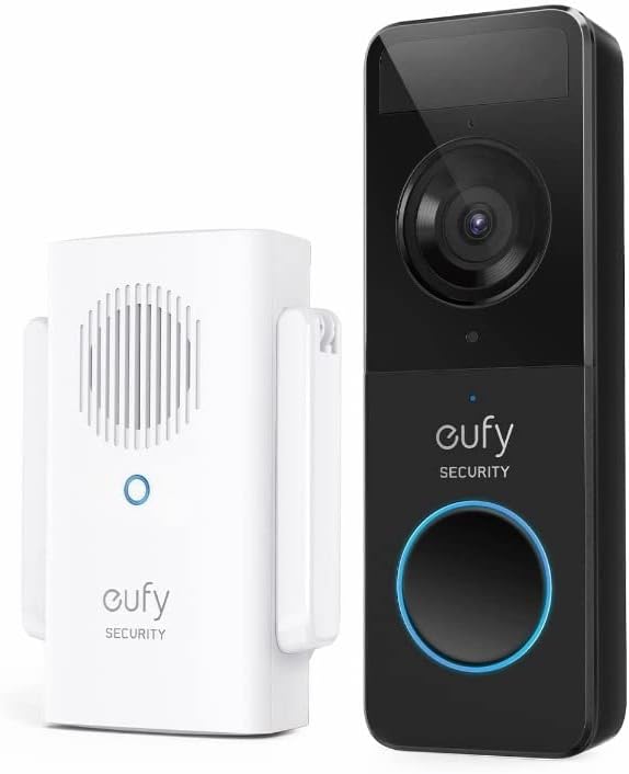 - Anker Eufy Türklingel-Kit kabellos, Wi-Fi 2.4 Ghz, schwarz