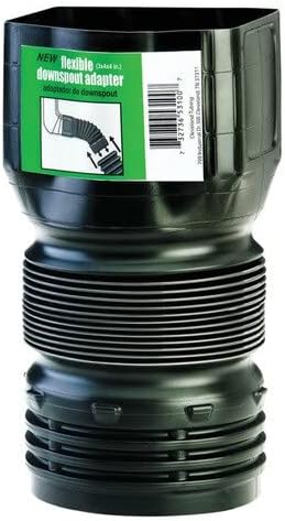 flex-drain adp53102 Fallrohr Adapter, Landschaftsbau Ablaufrohr Adapter 3 von 4 von 4-Zoll 2er-Pack