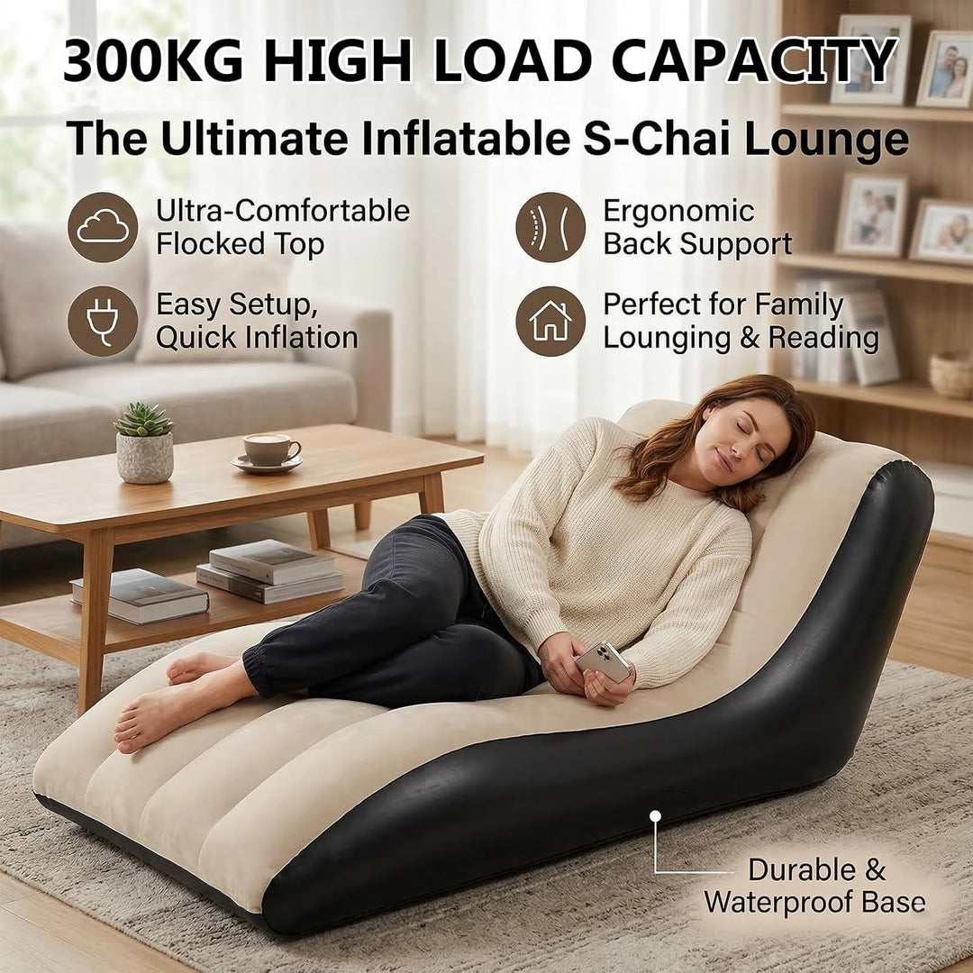Aufblasbares Sofa, Aufblasbarer Sessel, Wasserdichtes Luftsofa Aufblasbares, Sessel, Sofa und Couch