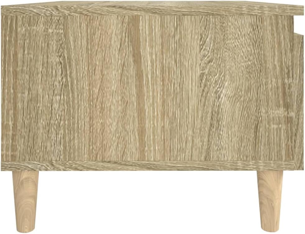 FIRBNUS Beistelltisch Sonoma-Eiche 50x46x35 cm Beistelltisch mit Schublade Beistelltisch Wohnzimmer