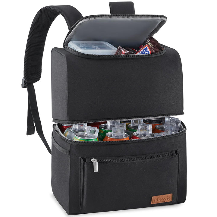 Lifewit 21L, isolierter Kühltasche, Thermo Lunchtasche, Kühlrucksack, auslaufsichere Doppeldecker-Kü