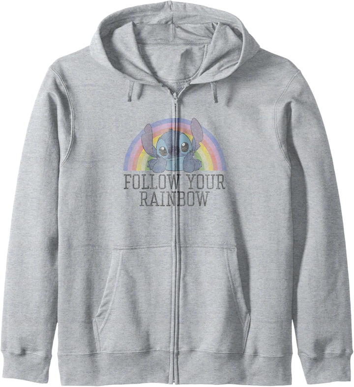 Disney Lilo & Stitch Follow Your Rainbow Kapuzenjacke