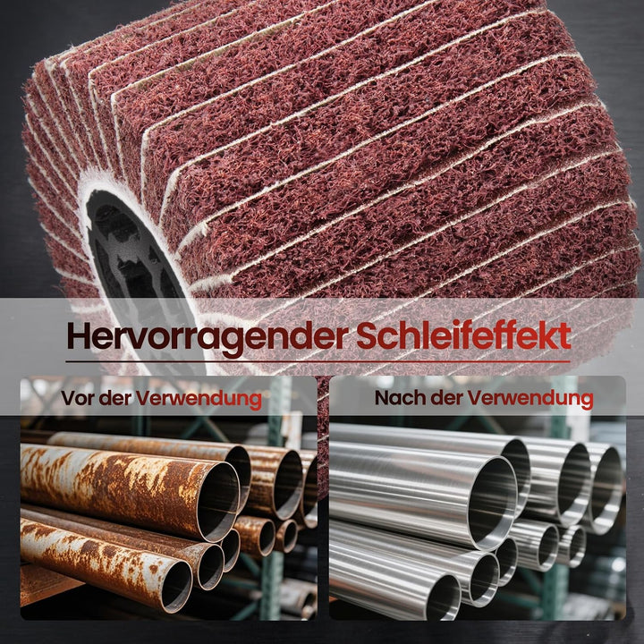 Nylonbürste Schleifwalze Bürste Satinierwalze, Schleifrolle Bürste, Schleifhülsen Für Satiniermaschi