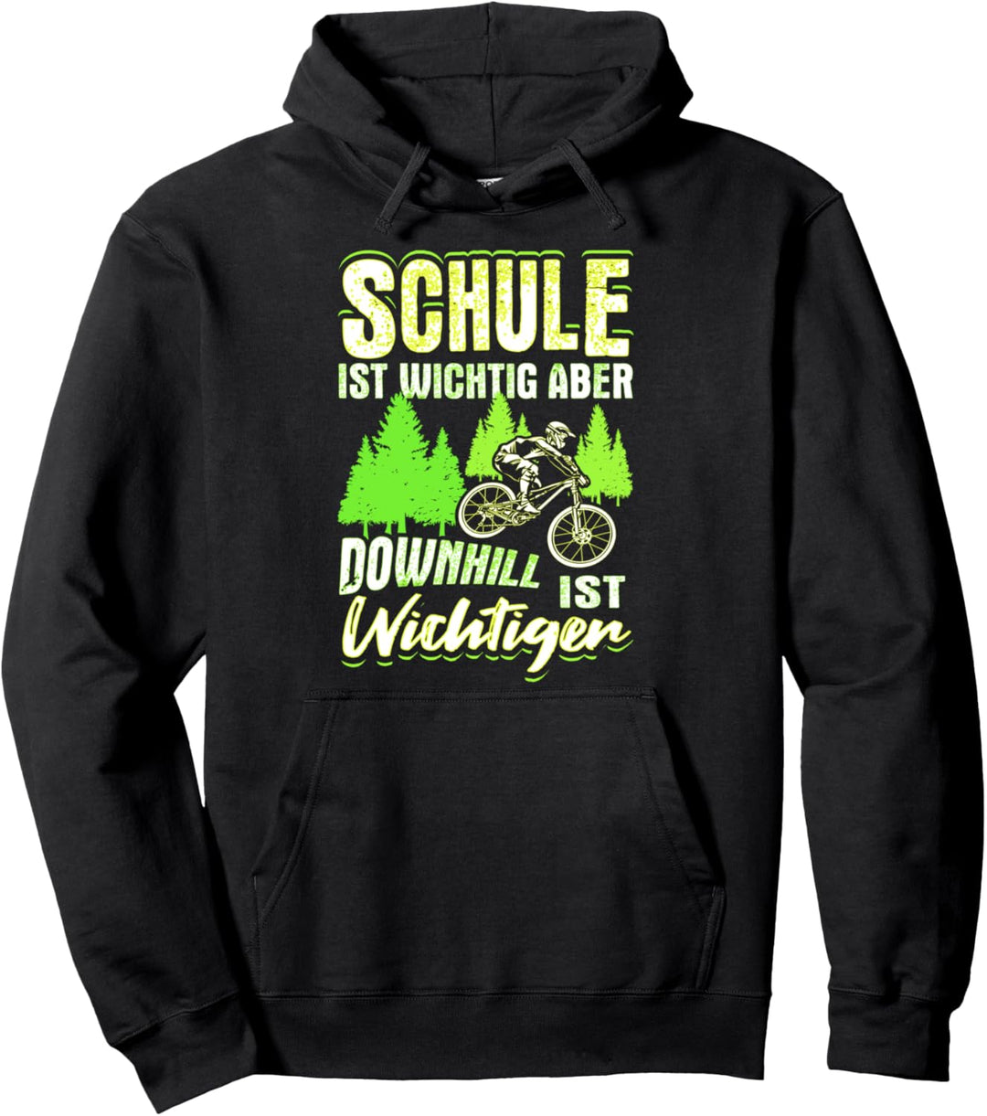 MTB Downhill Mountainbiker Spruch Vintage Downhiller Bike Pullover Hoodie