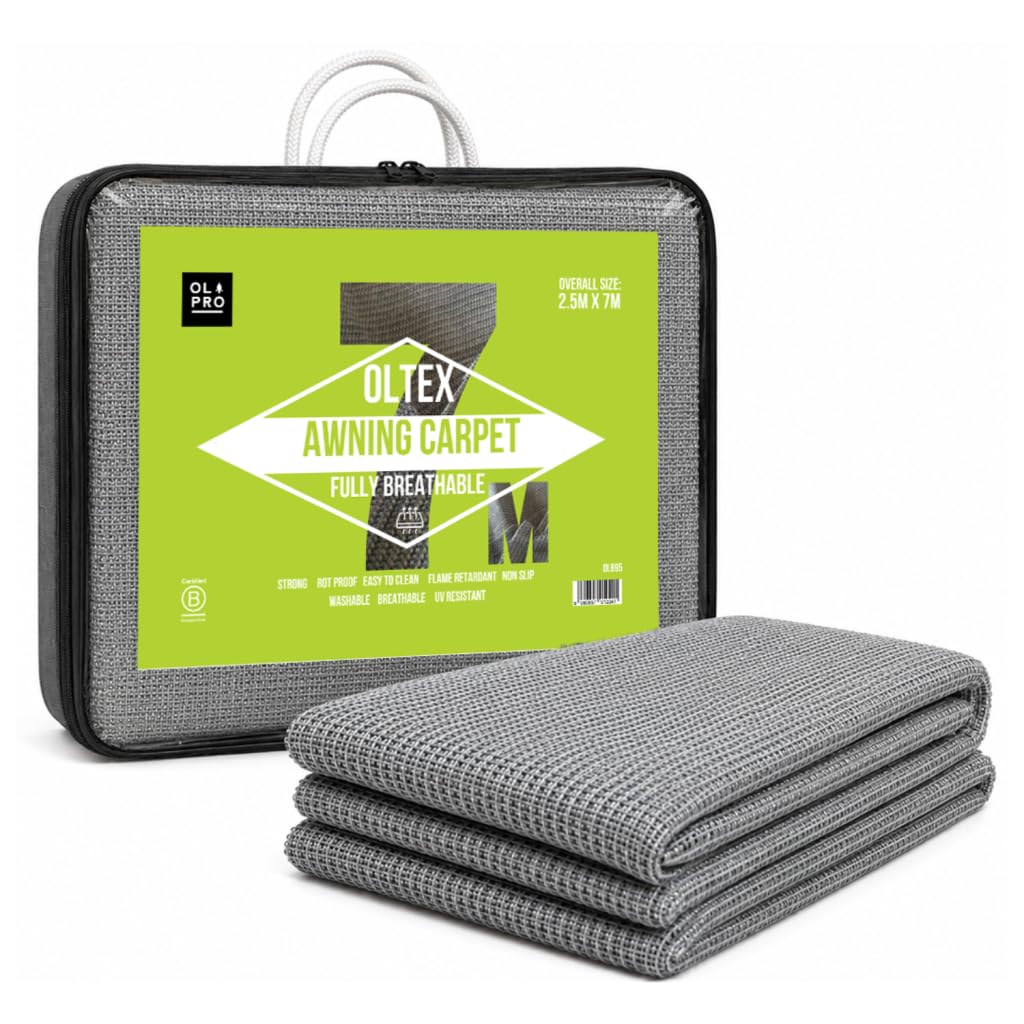 OLPRO Outdoor Leisure Products OLTex Atmungsaktive Markise Bodenplane 2,5 m x 7 m, Blau