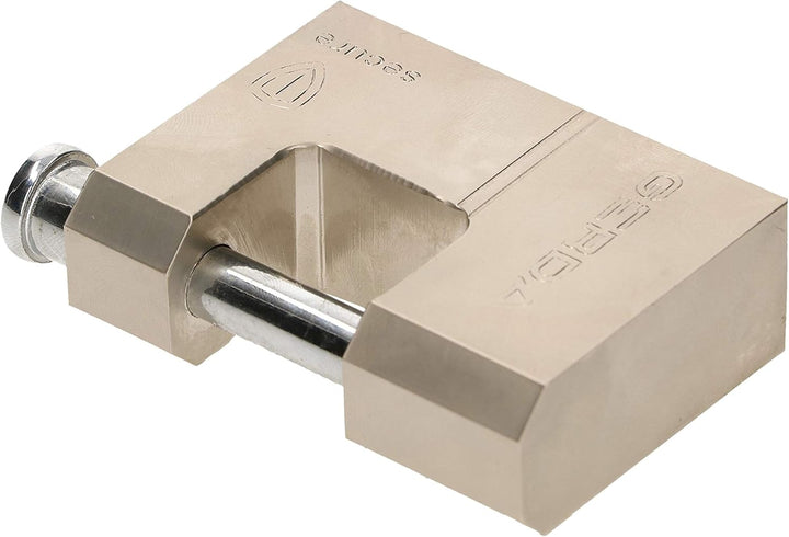 KOTARBAU® Verstärktes Messing-Vorhangschloss 60 mm Monoblock Vorhängeschloss mit Bolzen Einbruchsich