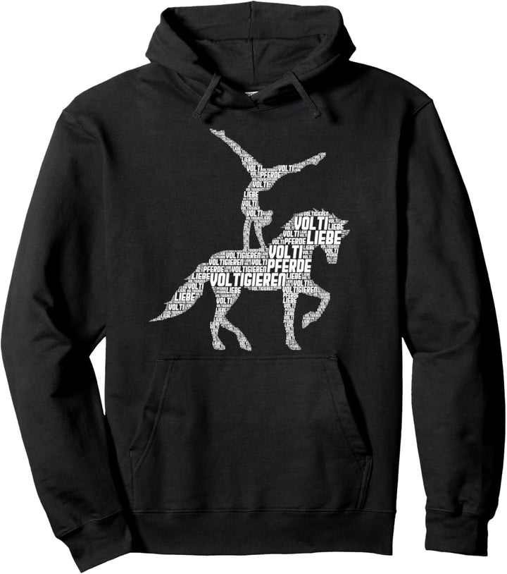 Voltigieren Volti Reiterin Pferde Mädchen Frauen Pullover Hoodie