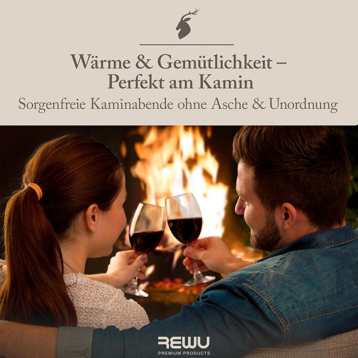 ReWu Stahleimer Ascheeimer Mehrzweckeimer oval mit Deckel für heisse Glut und Asche - Grösse 15 l -