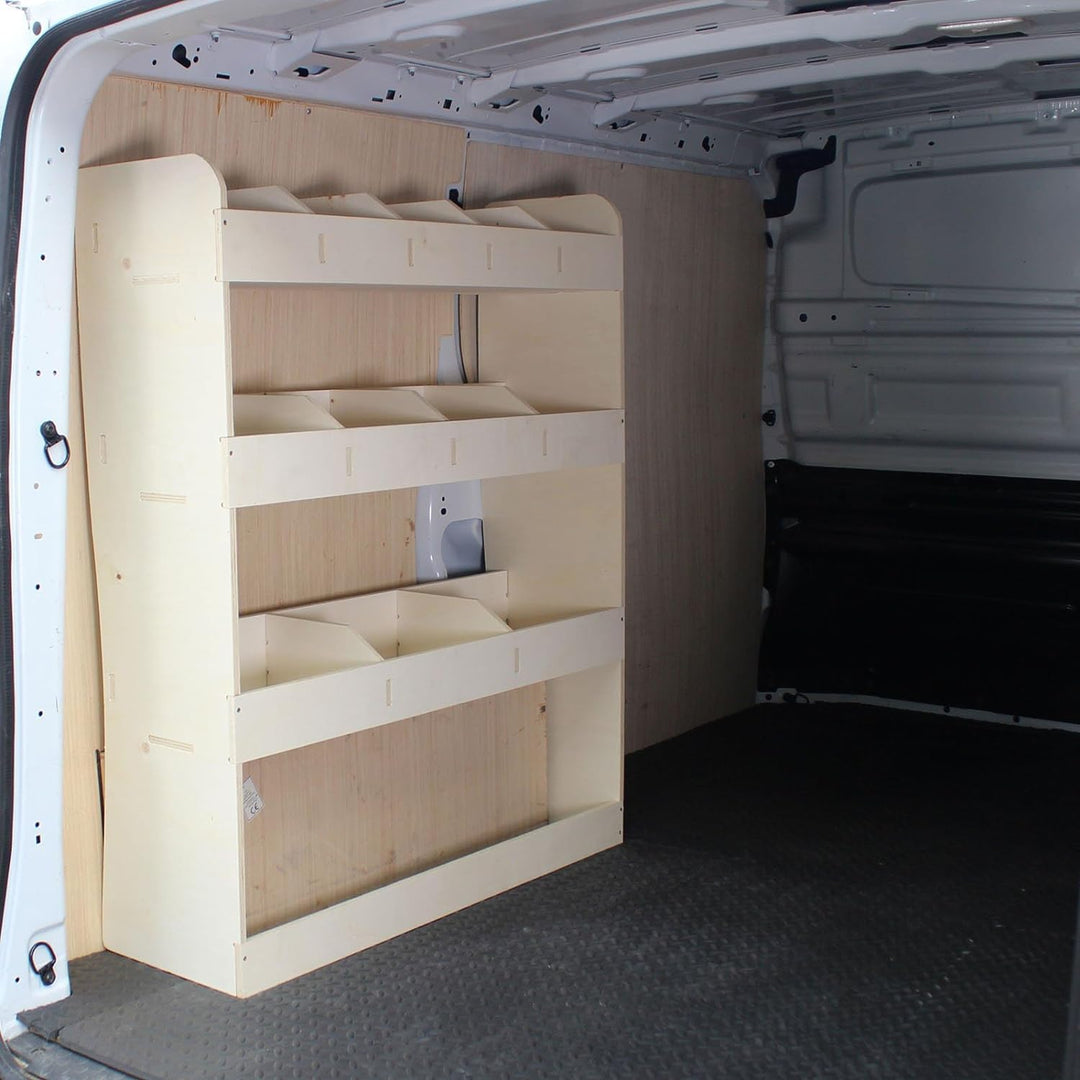 Vanify - Kompatibel mit Renault TRAFIC L1 2015+ Fahrzeugeinrichtung Fahrzeugregale, Fahrerseite hint