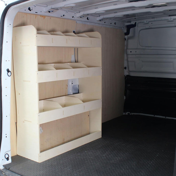 Vanify - Kompatibel mit Renault TRAFIC L1 2015+ Fahrzeugeinrichtung Fahrzeugregale, Fahrerseite hint