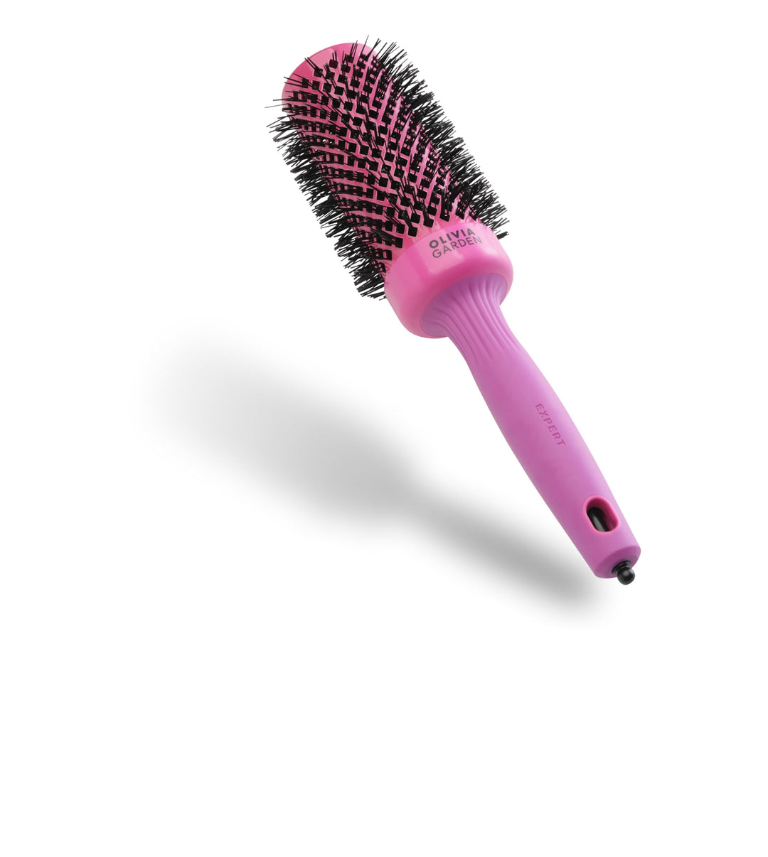 Olivia Garden Expert Blowout Shine – Pink - 45 - Runde, antistatische Keramikbürste für glänzende un