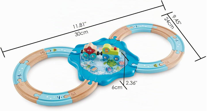 Hape E3827 - Holzschienen Unterwasserwelt, Eisenbahn