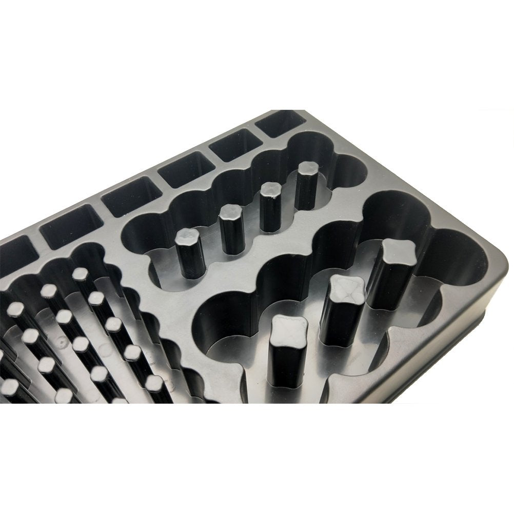 OUNONA Herausnehmbare Batterie Tester Akku Organizer Storage Box Case Halterung mit Schlitz Rack H?l