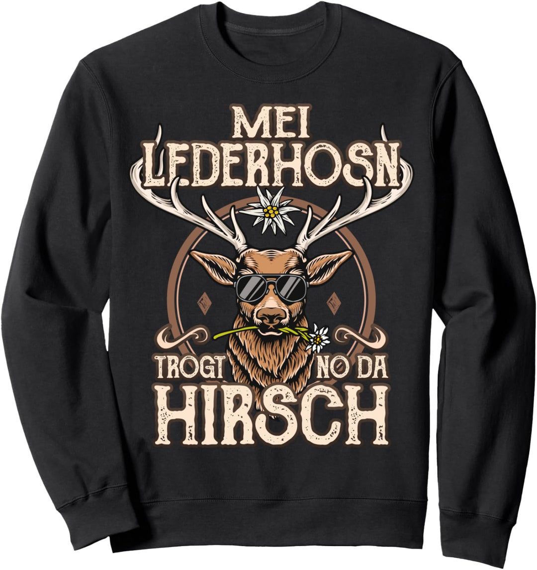 Passend für Oktoberfest Männer Trachtenshirt Herren Trachten Sweatshirt