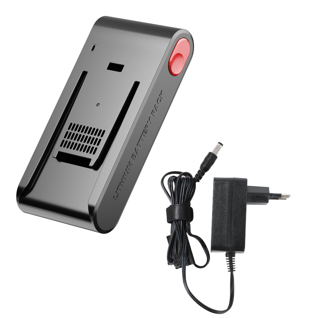 ElecKeys K10 Ersatzakku für Akku-Staubsauger (inkl. Ersatzakku und Netzteil)