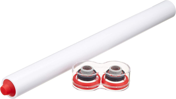 Staedter Ausrollstab 3-in-1 ca. 23/40 / 50 cm Weiss, Kunststoff, 30 cm