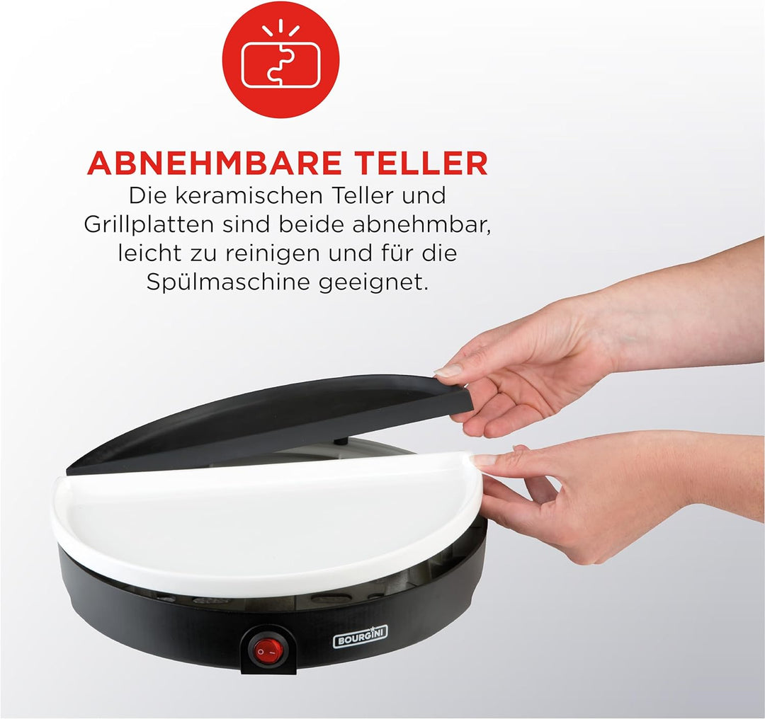 Chef's Dinnerparty - Raclette Grill weiss - Elektrogrill - Innengrills & raclettes - Gourmet-Set für