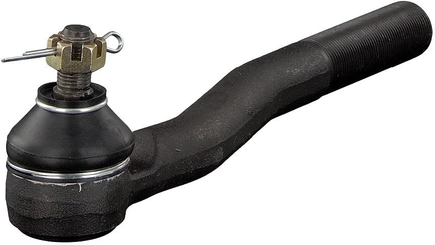 febi bilstein 41091 Spurstangenendstück mit Kronenmutter und Splint , 1 Stück Vorderachse links, Vor