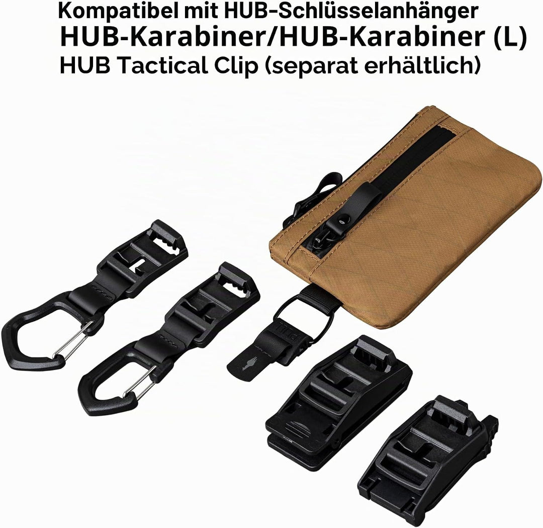 ALPAKA Zip Pouch X-Pac | Geldbörse Herren mit RFID-Schutz | Geld- & Kartenetui Braun, Braun