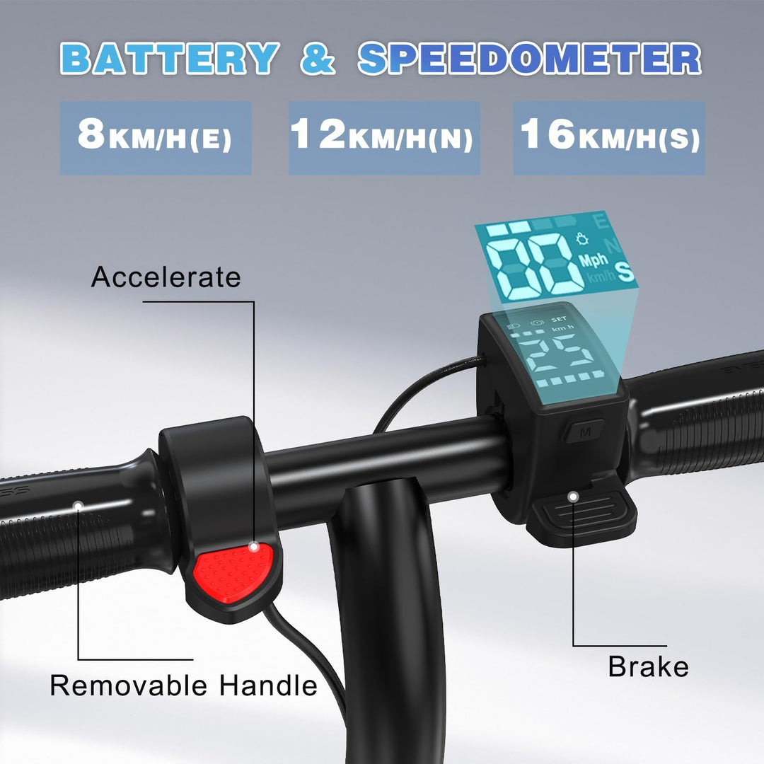 EVERCROSS E6 Elektroroller für Kinder, 7" Leichter E-Scooter für 6-12 Jahre, Elektroscooter mit Eine