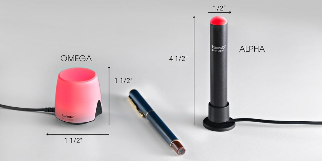 UC Omega Plus USB Statusanzeige – LED Signallicht mit Magnetbefestigung – Weniger Unterbrechungen im