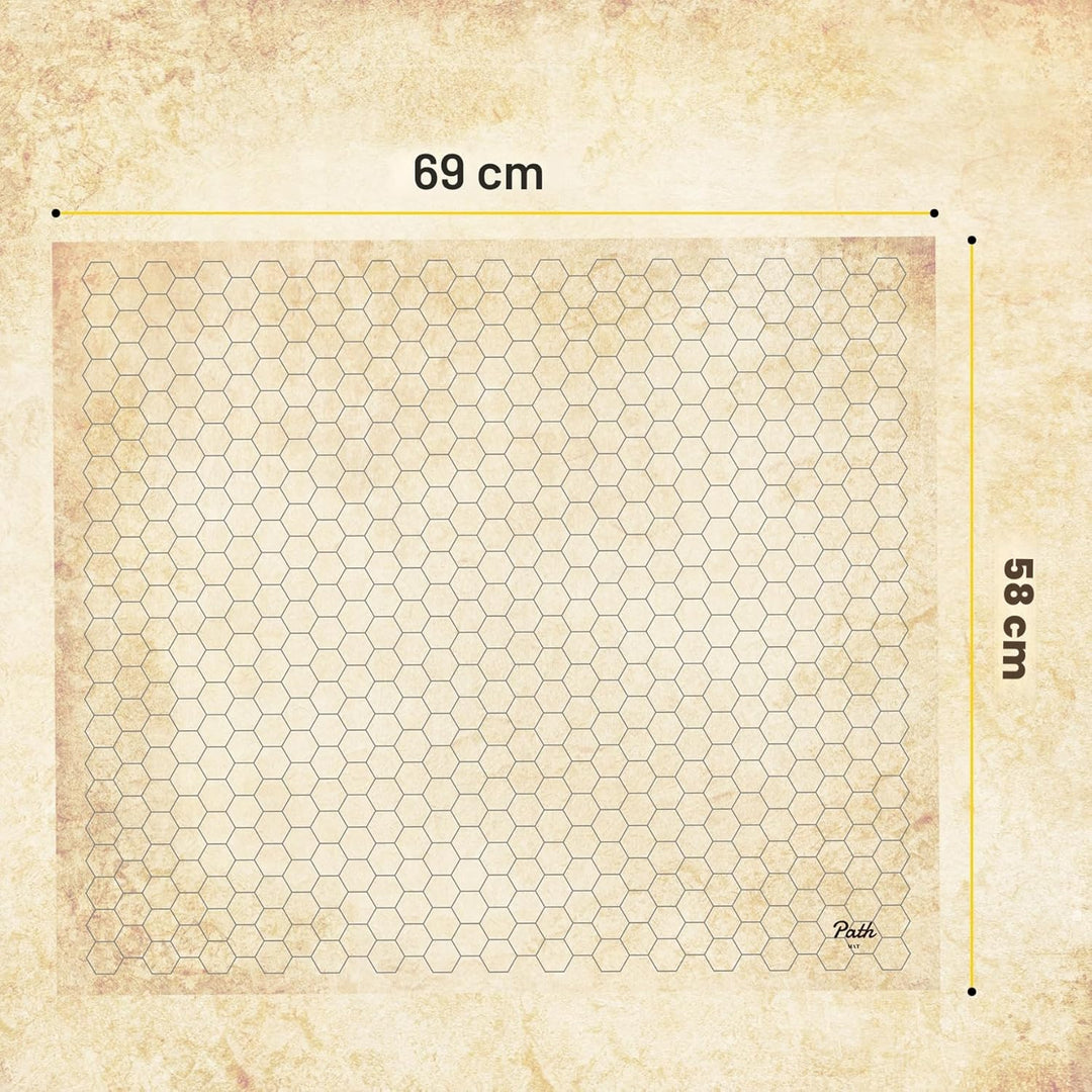 Double Sided Battle Game Mat for DND - Tabletop RPG Game Map Great for Dungeons and Dragons, Pathfin