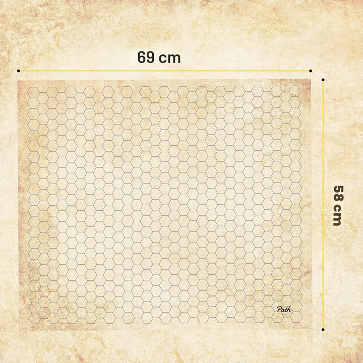 Double Sided Battle Game Mat for DND - Tabletop RPG Game Map Great for Dungeons and Dragons, Pathfin