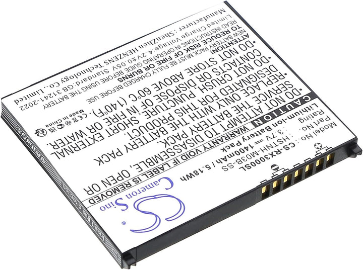 CS-RX3000SL Akku 1400mAh Kompatibel mit [HP] iPAQ hx2000, iPAQ hx2100, hx2110, hx2115, hx2190, hx219
