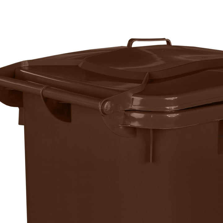Jestic Mülltonne 120 240 mit leisen Gummirädern, für Mülltrennung, Recycling innen aussen, EN840 (24