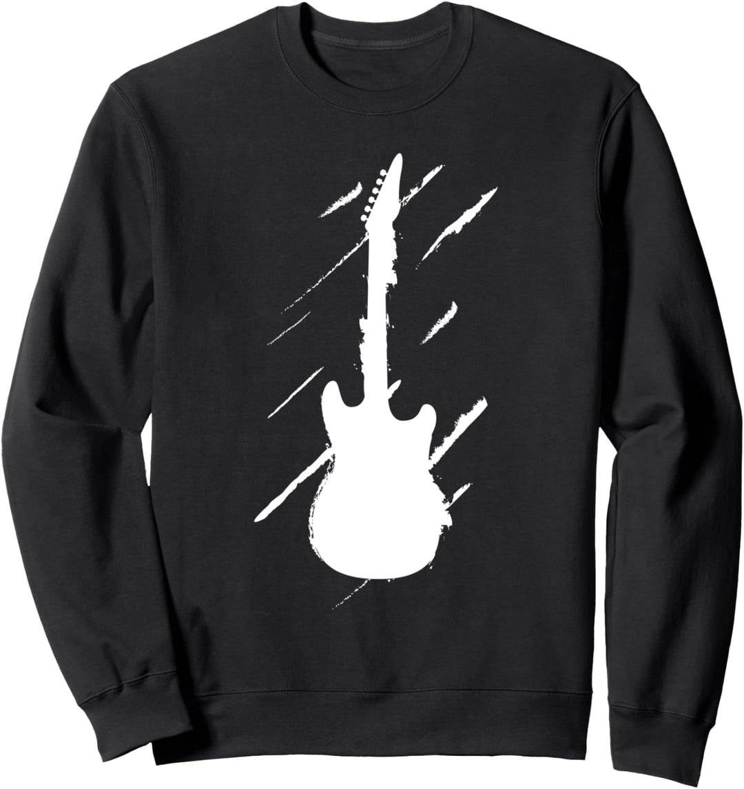 E-Gitarre Neuheit Gitarrist Musiker Sweatshirt