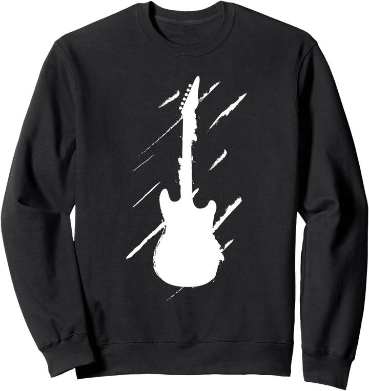 E-Gitarre Neuheit Gitarrist Musiker Sweatshirt