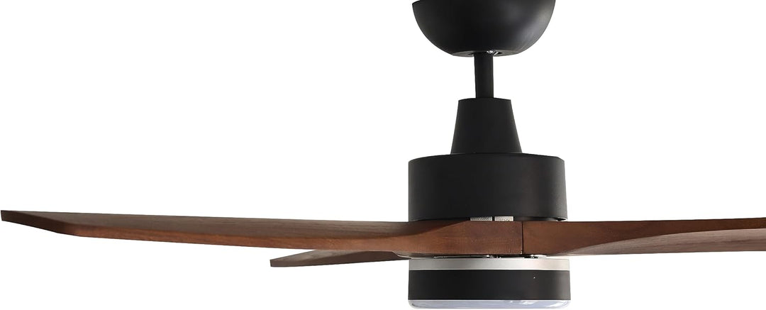 Pepeo – Notos Deckenventilator mit LED Beleuchtung | Sehr leiser Deckenventilator mit Fernbedienung