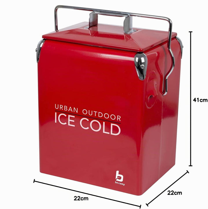 Bo-Camp Urban Outdoor 6703100 Retro Kühlbox Greenwich Camping Isolierbox Thermobox Kühltruhe Outdoor