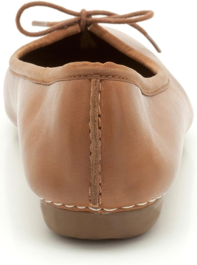 Clarks Damen Freckle Ice Ballerinas 35.5 EU Dark Tan Lea, 35.5 EU Dark Tan Lea