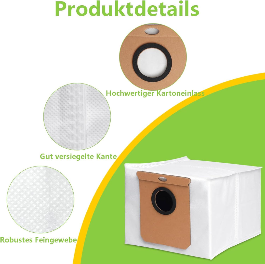 14 Stück Staubbeutel für Eufy Clean L60 SES L60 Hybrid SES L50 SES Staubsauger Roboter, Staubbeutel