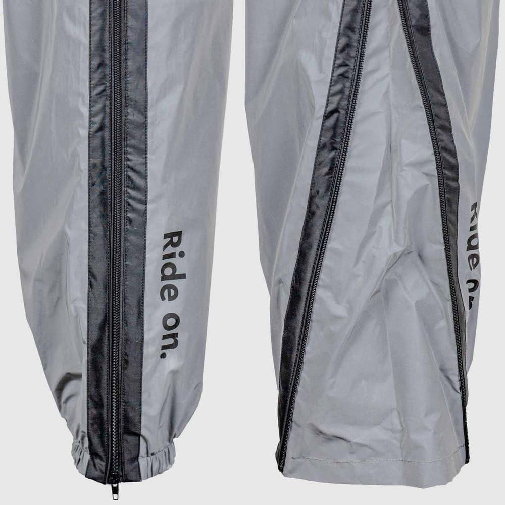 GMS Lux Motorrad Regenhose, grau, M
