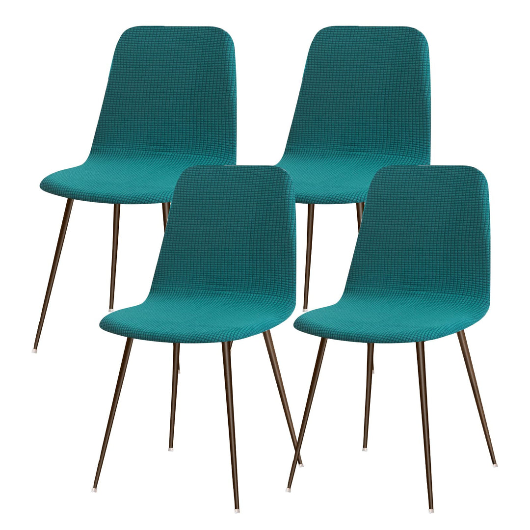 Stuhlhussen 4er Esszimmer Strech Stuhlhussen für Esszimmerstühle Universal Waschbar Bezug Stuhlhusse