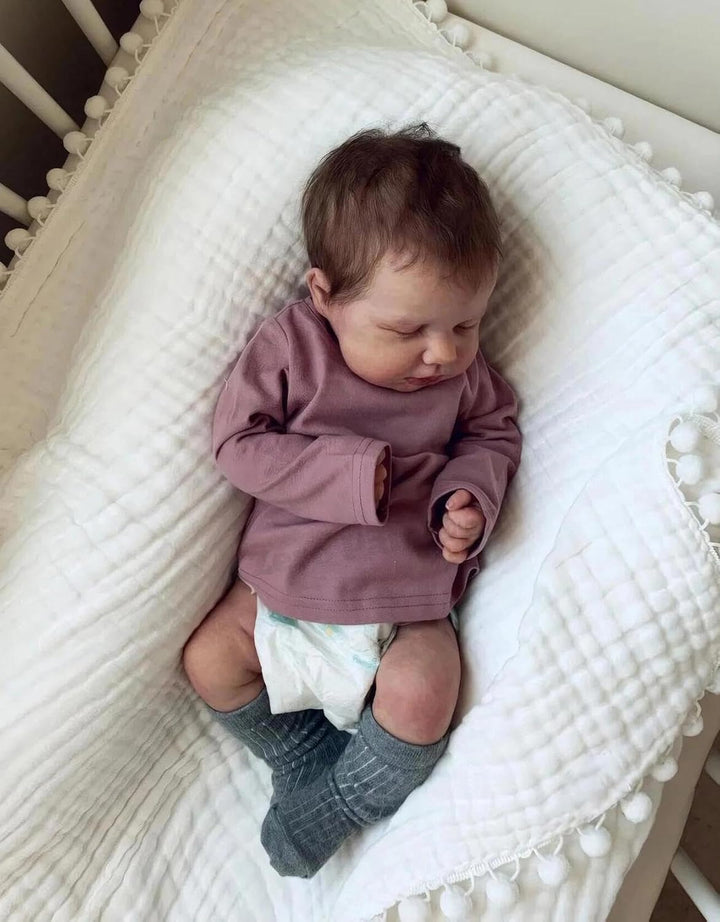 Zero pam Baby Reborn 48 cm, für Mädchen, realistisch, Babys, die echt Aussehen, kompletter Körper mi