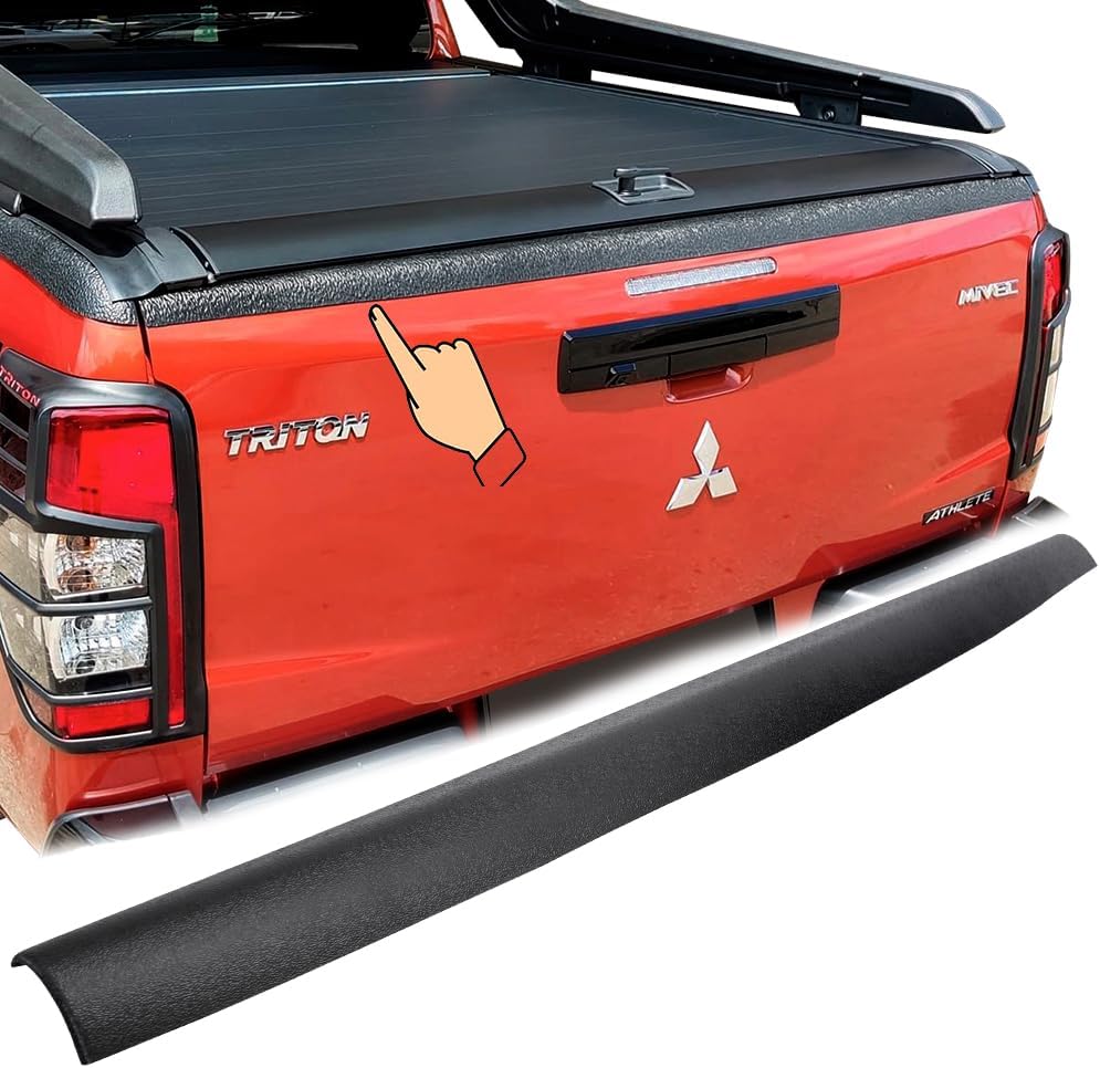 JHCHAN Heckklappen Ladekantenschutz Abdeckung für Mitsubishi L200 Triton 2019 2020 2021 2022 2023 Pi