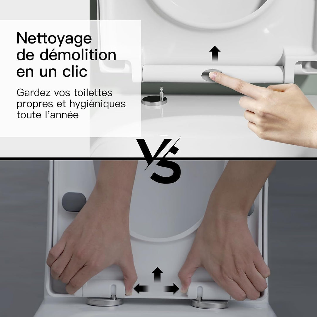 Rainsworth Nano Glaze Toilettendeckel Form D,Urea Formaldehyd Wc Sitz Mit Absenkautomatik,Ergonomisc