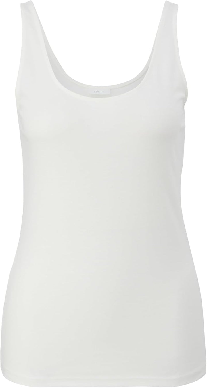 s.Oliver BLACK LABEL Damen T-Shirt 44 Creme 0200, 44 Creme 0200