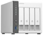 QNAP TS-433 NAS 4 Bay (ARM 4-Core Cortex-A55 2,0GHz, 2,5GbE) 16 TB Bundle mit 4X 4TB Seagate IronWol
