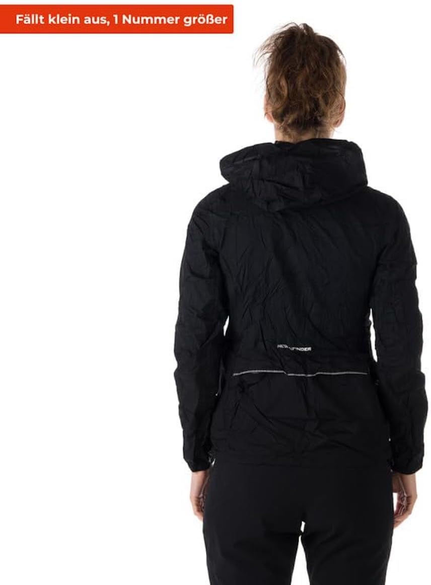 NORTHFINDER Ultraleichte Regenjacke Damen Wasserdicht Atmungsaktiv | Fahrrad Regenjacke Damen Laufja