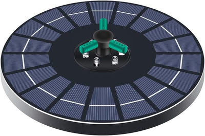 Baceyong 4/6 W Universal-LED-Solar-Springbrunnenpumpe für Vogelbäder, Garten, Fischbecken, Teich, Aq