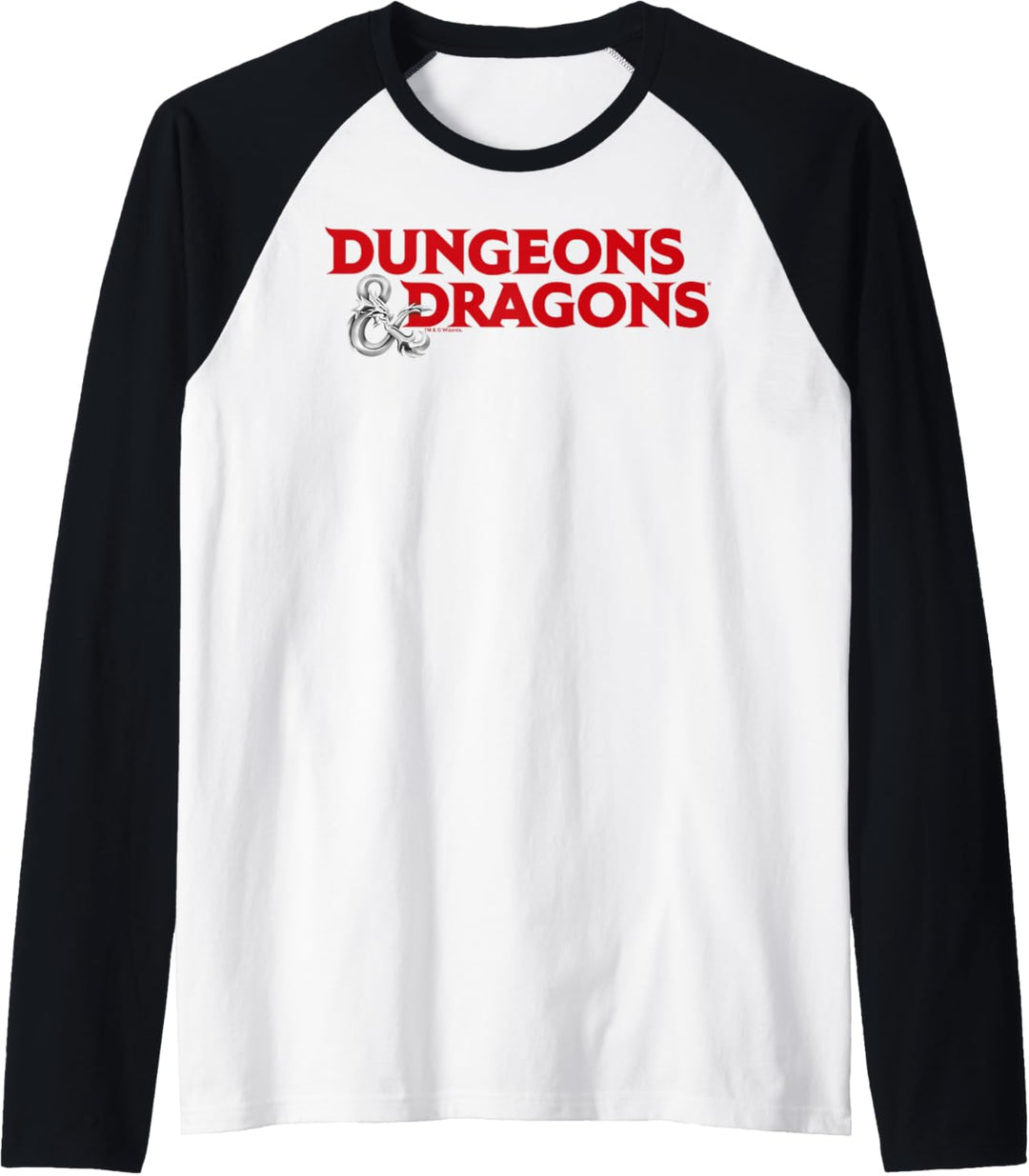 Dungeons & Dragons Red Logo Raglan