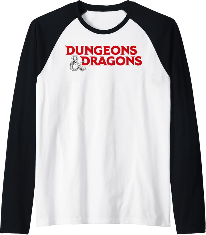 Dungeons & Dragons Red Logo Raglan