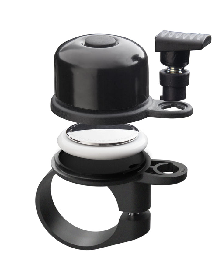 AirBell® Fahrradklingel Für Apple AirTag | Halterung In Klingel Versteckt | Fahrrad Diebstahlsicheru