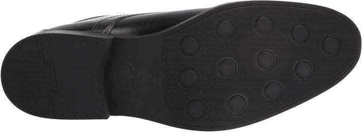 Clarks Whiddon Plain Toe Schnürhalbschuh für Herren, Oxford 39.5 EU Schwarzes Leder, 39.5 EU Schwarz