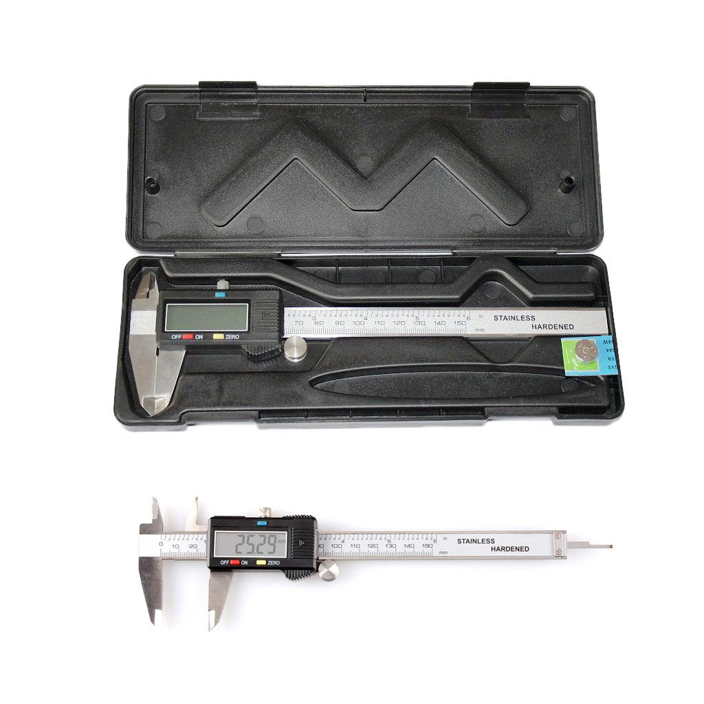 MSEKKO Messschieber Box Aufbewahrungsbox Etui für 0-150 mm Edelstahl elektronisches digitales Messsc